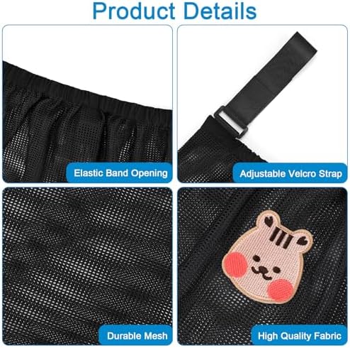 Accmor Universal Stroller Organizer, Large Storage Stroller Bag Fits - Image 4