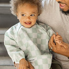 Tiny Twinkle Long Sleeve Bib for Babies & Toddlers | 2-Pack Waterproof Smock - Image 3