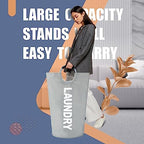 Caroeas 125L Laundry Basket, Large Laundry Hamper, Laundry Bag - Image 2