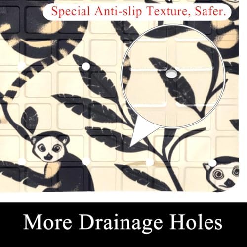 Non Slip Shower Mat Bathtub Mat 15.1x26.8 Inch, Quick Dry Bath Mat - Image 2