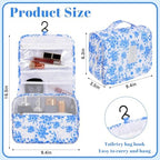 Hanging Toiletry Bag for Women, Portable Cosmetic Summer Beach Bag - Image 2