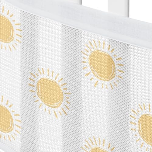 Sweet Jojo Designs + BreathableBaby 2-Piece Breathable Mesh Crib Liner Set - Image 5