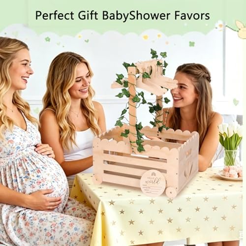 Wooden Baby Shower Crate Closet - Image 3