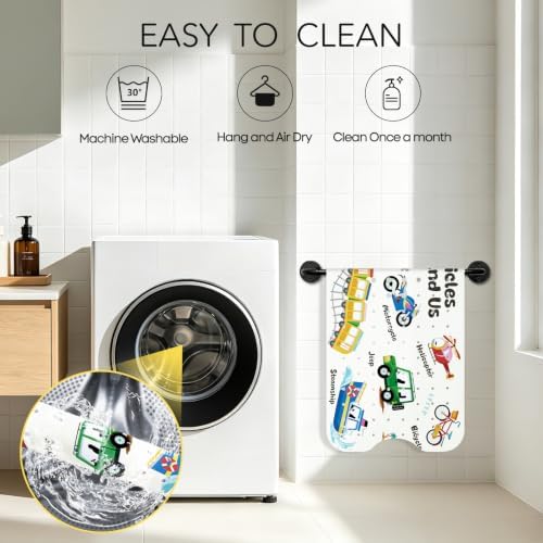 Baby Bathtub Mat Non Slip, Machine Washable, Transportation - Image 5