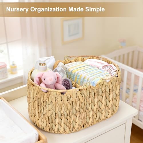 Water Hyacinth Diaper Caddy Organizer - Image 5