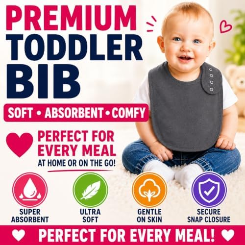 KiddyStar Premium Organic Cotton Bibs - Image 5