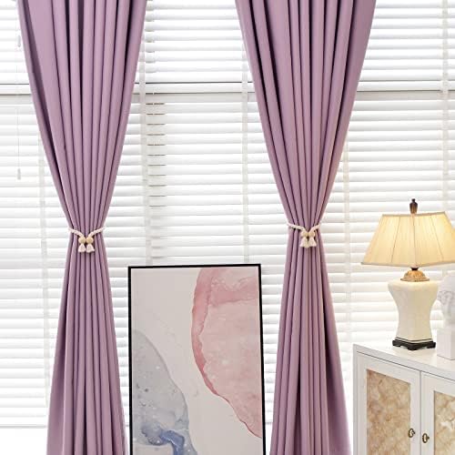 NICEEC 6 Pack Wooden Ball Magnetic Curtain Tiebacks Boho Home Decor Drape Tie - Image 5