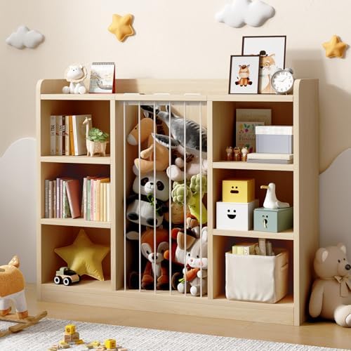 Toy Storage Organizer with 6 Cube, Stuffed Animal Storage by LEFURTURE