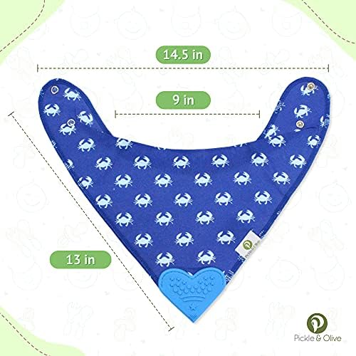 Pickle & Olive Bandana Teething Bibs - Image 4