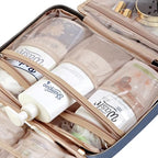NISHEL Travel Toiletry Bag for women, Portable Hanging makeup Organizer - Image 6