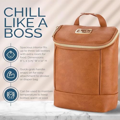 Itzy Ritzy Insulated Bottle Bag, Holds 3 Baby Milk Bottles - Image 4