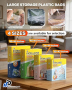 32x42 Inches Clear Large Plastic Storage Bags - Image 5
