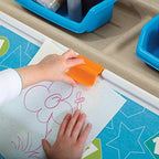 Step2 2-in-1 Toy Box & Art Lid, Kids Toy Storage Bin & Organizer, Easel & Chest - Image 5