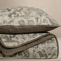 Oilo Vintage Safari Crib Bedding Set, 5-Layer Organic Cotton Muslin Crib Quilt by OiloStudio