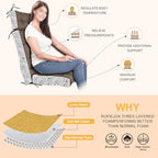 Rocking Chair Cushions Indoor High Back Set - Image 2