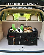 SIBOFUEGO Sturdy Car Trunk Organizer – Large Capacity Trunk Organizer - Image 2