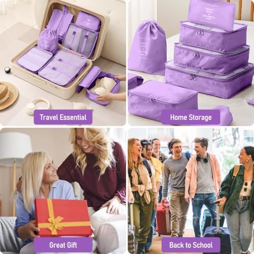 Packing Cubes for Travel 10 Set Luggage Organizer Bags - Image 5
