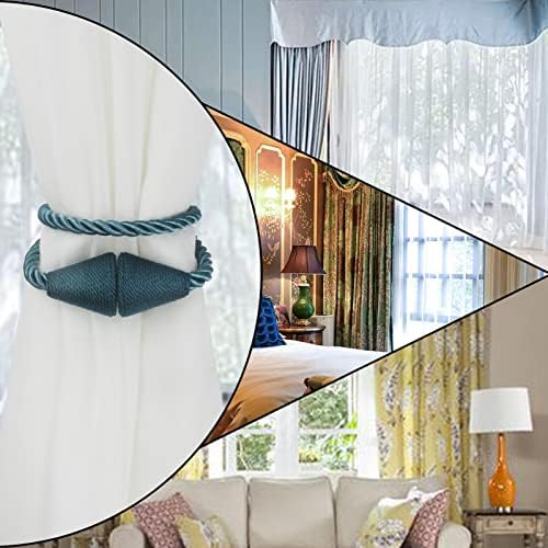 Magnetic Curtain Tiebacks Rope Decorative Holdbacks - Image 6