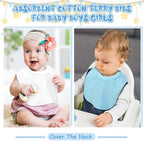 Twistover 8/4pcs Baby Bibs Towel Absorbent Padded Neck Collar - Image 2