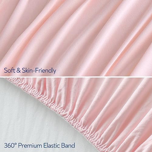 Stretchy Baby Crib Sheets for Girls - Image 2