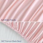 Stretchy Baby Crib Sheets for Girls - Image 2