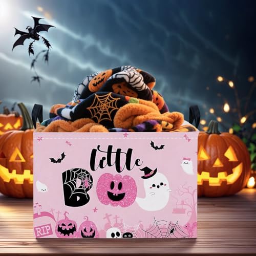 Halloween Basket Gift Cute Pumpkin Ghost Parties Decor Kid Trick or Treat Basket - Image 4