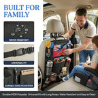 Car Backseat Organizer, 9 Storage Pockets Car Seat Organizer - Image 7