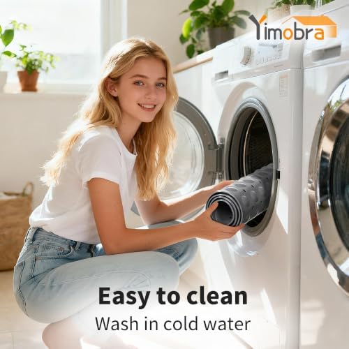 Yimobra Non Slip Bath Mat for Tub 40x16, Extra Long Bath Tub Mat - Image 6