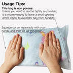 25 Pcs Plastic Travel Storage Bags, Reusable Ziplock Bags, Plastic Hospital Bag - Image 7