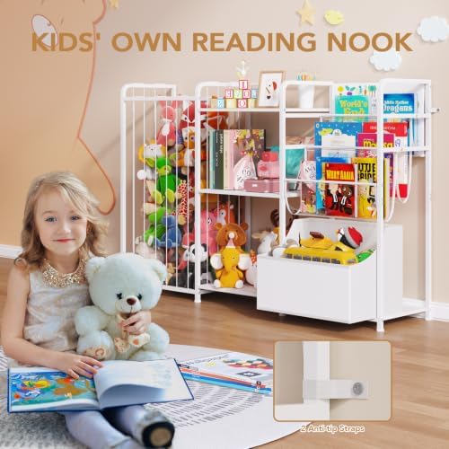 BBLIKE Kids Bookshelf and Toy Storage Organizer - Image 4
