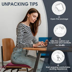 TushGuard Chair Cushions, 4 Pack Memory Foam Chair Pads - Image 6