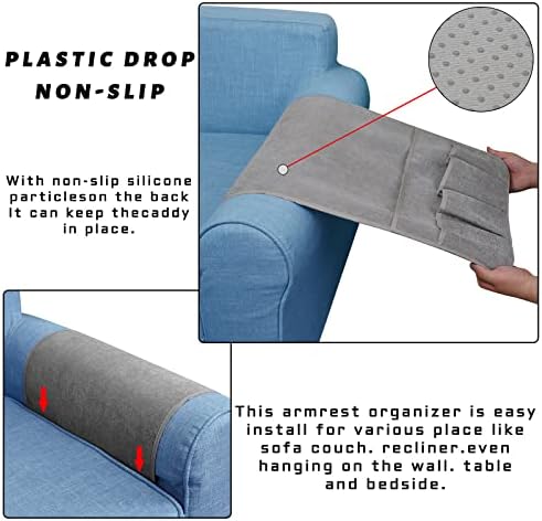 Remote Control Holders for Armchairs, Couch Caddy, Featuring Non-Slip Bases - Image 5