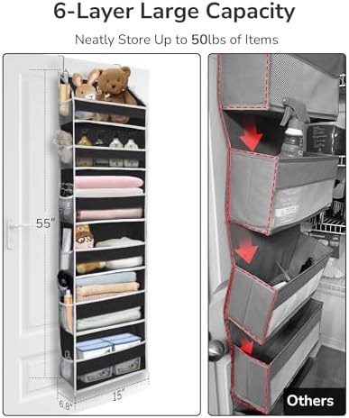 ULG 2Pack-Over The Door Organizer - Image 2