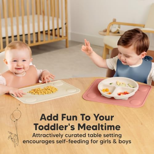 KeaBabies 2pk Silicone Placemats - Image 6