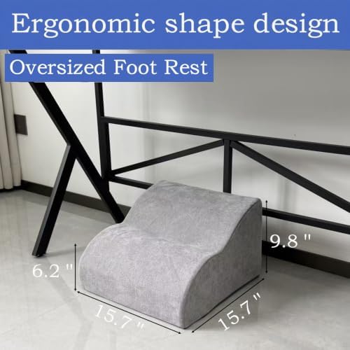 Foot Rest for Under Desk at Work.Multifunctional 3-Tier Foot Stool - Image 2