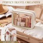 Hsei 20 Pcs Clear Makeup Bags Diaper Bag Organizer Travel Toiletry Bags - Image 5