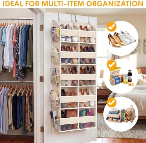 Ofiray-home Over the Door Organizer 5 Tiers, Extra Large Behind Door Storage of - Image 5