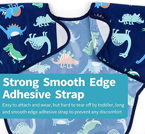 3 Pcs Long Sleeved Bib Set|Baby Waterproof Bibs - Image 5