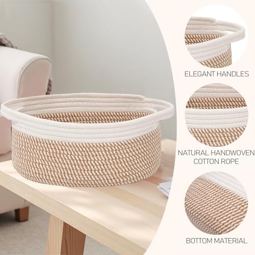 JMvicyroam Small Woven Basket, Empty Gift Basket - Image 3