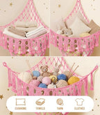 Lare Stuffed Animal Storage Hammock Corner Net - Image 6