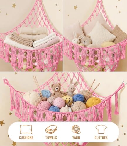 Lare Stuffed Animal Storage Hammock Corner Net - Image 6