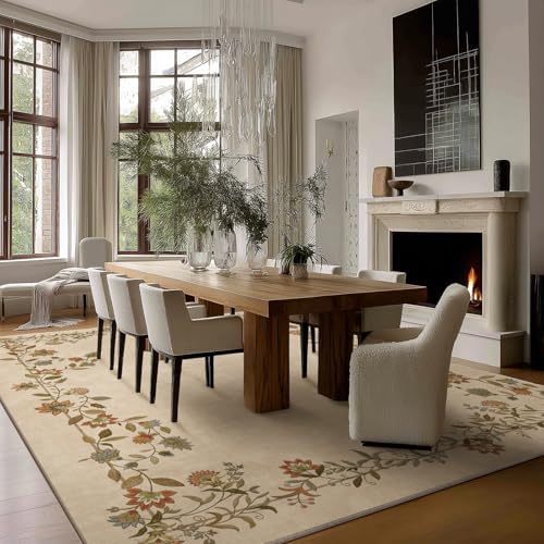 10x14 Living Room Area Rug: Washable Large Rug Non Slip Soft Bedroom Carpet - Image 2