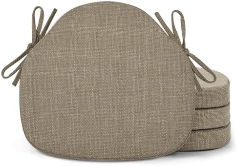 Shinnwa Dining Chair Cushions Set of 4, High-Resilience Foam Windsor Seat Pads by Shinnwa