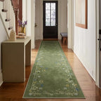 2x10 Washable Hallway Runner Rug: Kitchen Rugs Non Slip Long Carpet Runners - Image 3