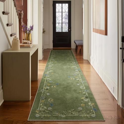 2x10 Washable Hallway Runner Rug: Kitchen Rugs Non Slip Long Carpet Runners - Image 3