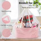 OIAHOMY 19L Woven Basket, Gift Basket Empty - Image 3