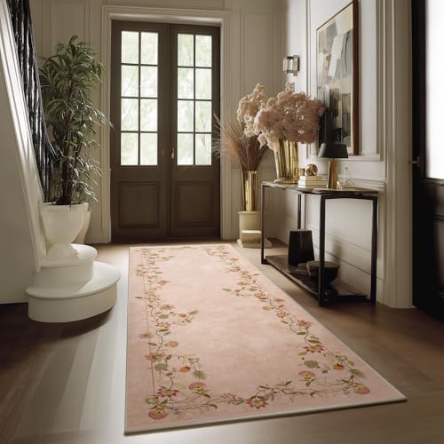 Washable Kitchen Rug Non Slip: 2x6 Hallway Runner Rug Low Pile Soft Carpet - Image 2