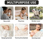 GLLQUEN BABY Receiving Blankets Muslin Swaddle Blanket - Image 3