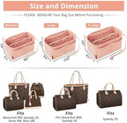 OPPOSHE Purse Organizer Insert for Handbags, Softened Felt Bag Insert Organizer - Image 2