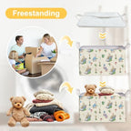 Rabbit Foldable Handle Storage Basket, Waterproof Organizer - Image 3
